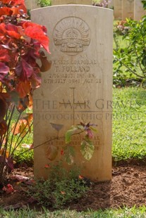 BEIRUT WAR CEMETERY - FOLLAND, TYCHO