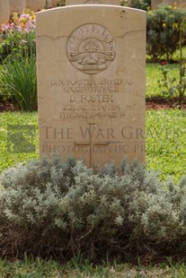 BEIRUT WAR CEMETERY - FOSTER, DAVID NOEL