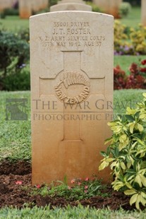 BEIRUT WAR CEMETERY - FOSTER, JOHN TIMARU