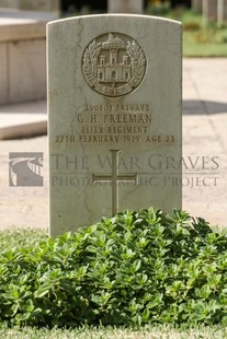 BEIRUT WAR CEMETERY - FREEMAN, GEORGE HOWARD