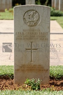 BEIRUT WAR CEMETERY - FROST, CYRIL CHARLES