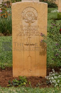 BEIRUT WAR CEMETERY - GIDDINGS, KELLAS