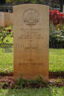 BEIRUT WAR CEMETERY - GIGG, THOMAS HENRY