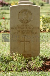 BEIRUT WAR CEMETERY - GLANVILLE, DAVID STEWART