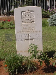 BEIRUT WAR CEMETERY - GLYDE, JOHN LAWRENCE