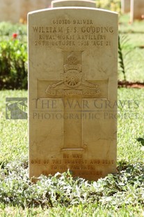 BEIRUT WAR CEMETERY - GOODING, WILLIAM EDWARD STEVENS