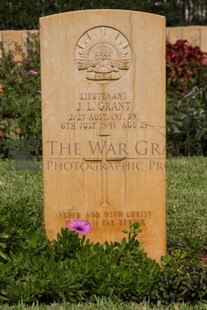 BEIRUT WAR CEMETERY - GRANT, JOHN LUDBROOK