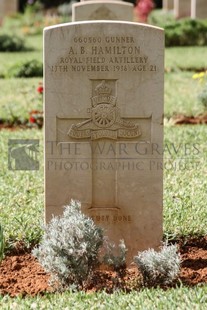 BEIRUT WAR CEMETERY - HAMILTON, A B