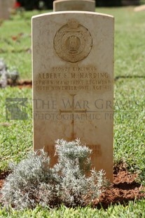 BEIRUT WAR CEMETERY - HARDING, ALBERT EDWARD MAURICE