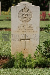 BEIRUT WAR CEMETERY - HARDY, ARTHUR SAMUEL WILLIAM