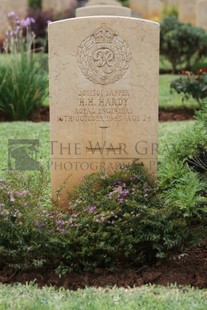 BEIRUT WAR CEMETERY - HARDY, HORACE HARDY