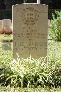 BEIRUT WAR CEMETERY - HART, REGINALD BRAMLEY