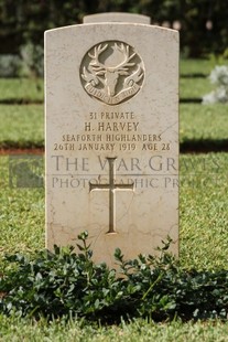 BEIRUT WAR CEMETERY - HARVEY, H