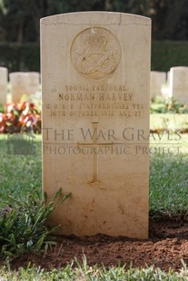 BEIRUT WAR CEMETERY - HARVEY, NORMAN