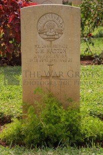 BEIRUT WAR CEMETERY - HATTON, SYDNEY MAXWELL