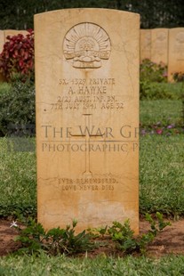 BEIRUT WAR CEMETERY - HAWKE, ALARIC