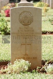 BEIRUT WAR CEMETERY - HAWKES, ROBERT WALTER