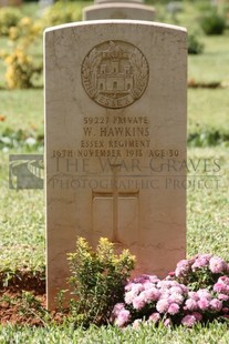 BEIRUT WAR CEMETERY - HAWKINS, WILLIAM