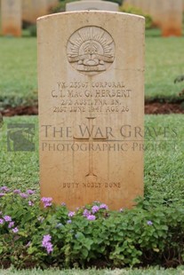 BEIRUT WAR CEMETERY - HERBERT, CHARLES IAN MACGREGOR