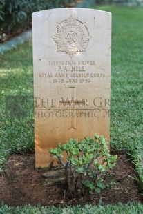 BEIRUT WAR CEMETERY - HILL, P A