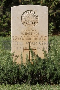 BEIRUT WAR CEMETERY - HOLLINGS, WILLIE