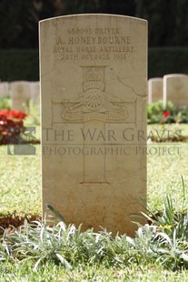 BEIRUT WAR CEMETERY - HONEYBOURNE, A