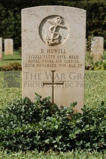 BEIRUT WAR CEMETERY - HOWELL, D