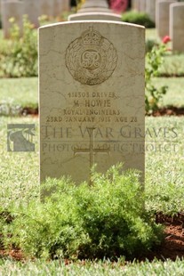 BEIRUT WAR CEMETERY - HOWIE, MATTHEW