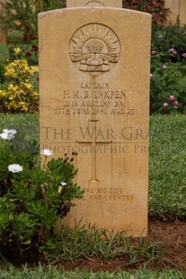 BEIRUT WAR CEMETERY - INKPEN, FRANK MAXWELL BRUCE