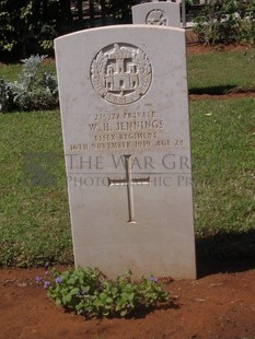 BEIRUT WAR CEMETERY - JENNINGS, WH