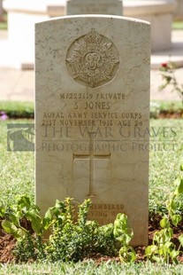 BEIRUT WAR CEMETERY - JONES, SYDNEY