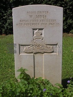 BEIRUT WAR CEMETERY - JONES, WILLIAM