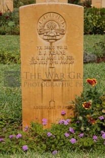 BEIRUT WAR CEMETERY - KEANE, EDWARD JOHN