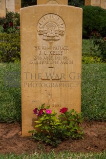 BEIRUT WAR CEMETERY - KELLY, CLARENCE JOSEPH