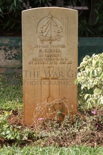 BEIRUT WAR CEMETERY - KIMBER, HARRY