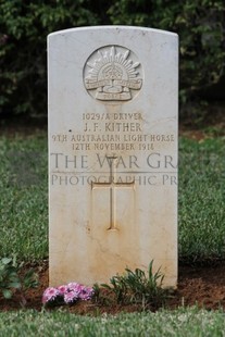 BEIRUT WAR CEMETERY - KITHER, JOHN FLEMING