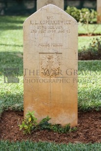 BEIRUT WAR CEMETERY - KOPERKIEWICZ, K L