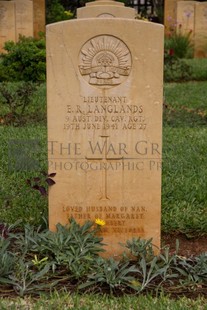 BEIRUT WAR CEMETERY - LANGLANDS, EDWARD ROBERT