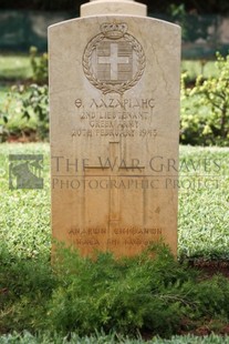 BEIRUT WAR CEMETERY - LAZARIDIS, T