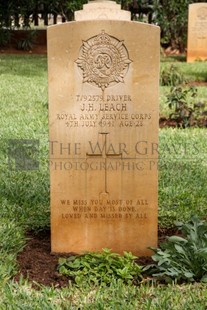 BEIRUT WAR CEMETERY - LEACH, JAMES HENRY