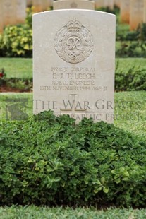 BEIRUT WAR CEMETERY - LEECH, ERIC JOHN THOMAS