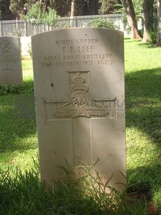 BEIRUT WAR CEMETERY - LEES, THOMAS EDWARD