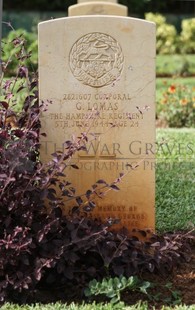 BEIRUT WAR CEMETERY - LOMAS, GEORGE