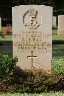 BEIRUT WAR CEMETERY - MacANDREW, Sir HENRY JOHN MILNES