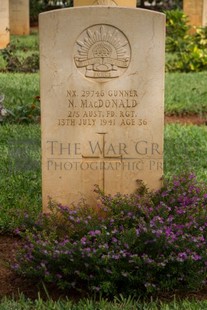 BEIRUT WAR CEMETERY - MACDONALD, NEIL