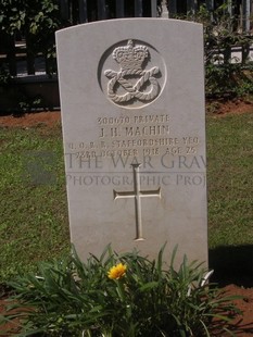 BEIRUT WAR CEMETERY - MACHIN, JOHN HENRY