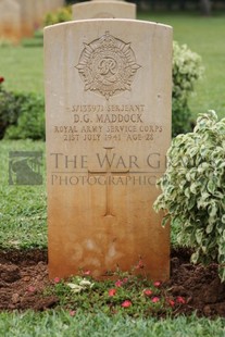 BEIRUT WAR CEMETERY - MADDOCK, DONALD GEORGE