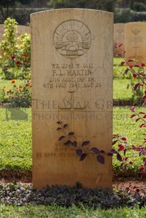 BEIRUT WAR CEMETERY - MARTIN, FREDERICK LODGE