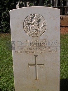 BEIRUT WAR CEMETERY - MATLESS, J