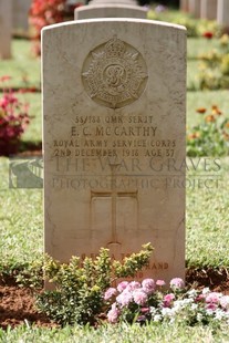 BEIRUT WAR CEMETERY - McCARTHY, E C